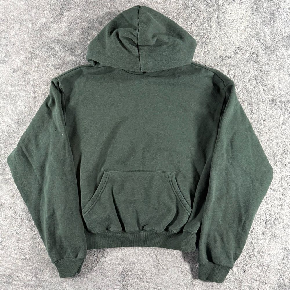 SKIMS Women’s Cotton Fleece Classic Hoodie Green Cozy Warm Lounge Small